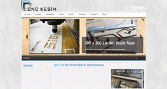 Desktop Screenshot of cnckesimantalya.com